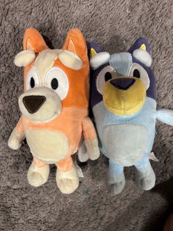 Bluey and bingo plushies