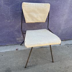 MID CENTURY MODERN JOHN KEAL FOR PACIFIC IRON WIRE CHAIR ALL ORIGINAL