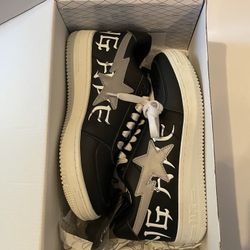 A Bathing Ape Bape Sta Low Black 3M