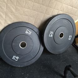 25lbs Olympic Bumper Plate Pair