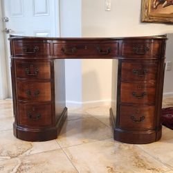 Vintage Kidney Shape Desk 