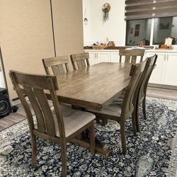 Dining Table With Chairs- 6 Seater