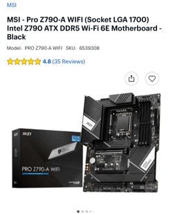 MSI Pro Z790- A WiFi