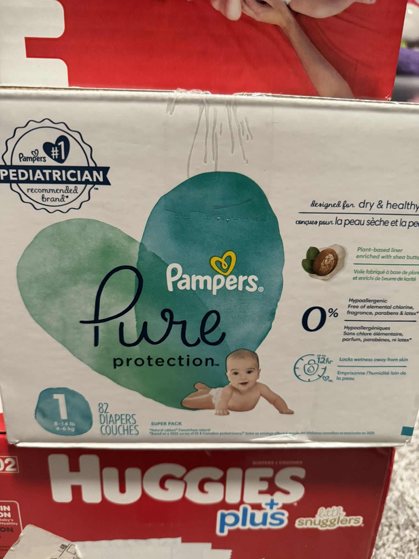 PAMPERS Size 1 (82 Count)