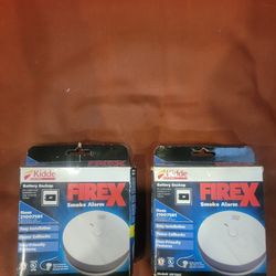 2 New Firex Smoke Detectors-Wired