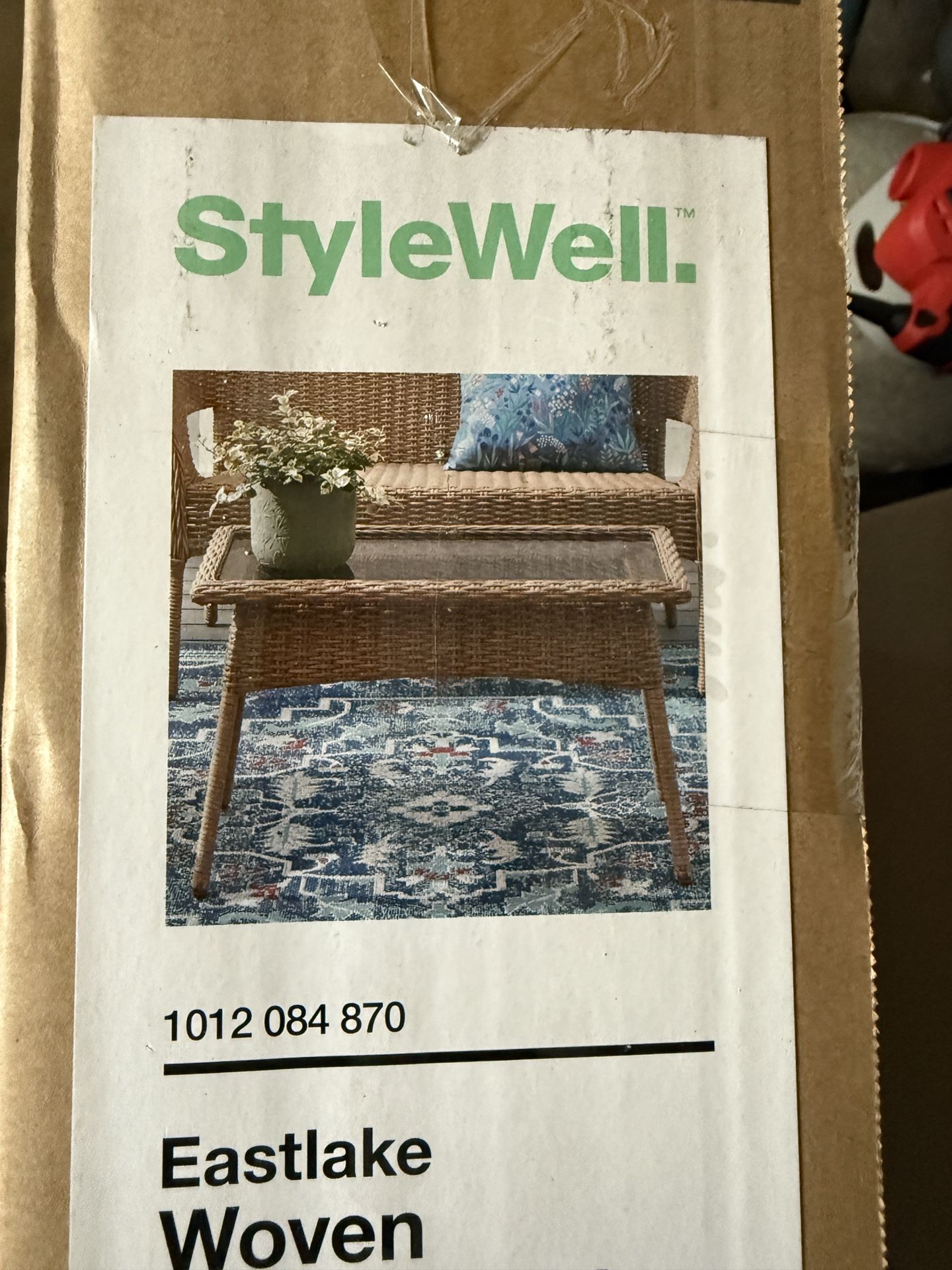 Brand New Woven Coffee Table