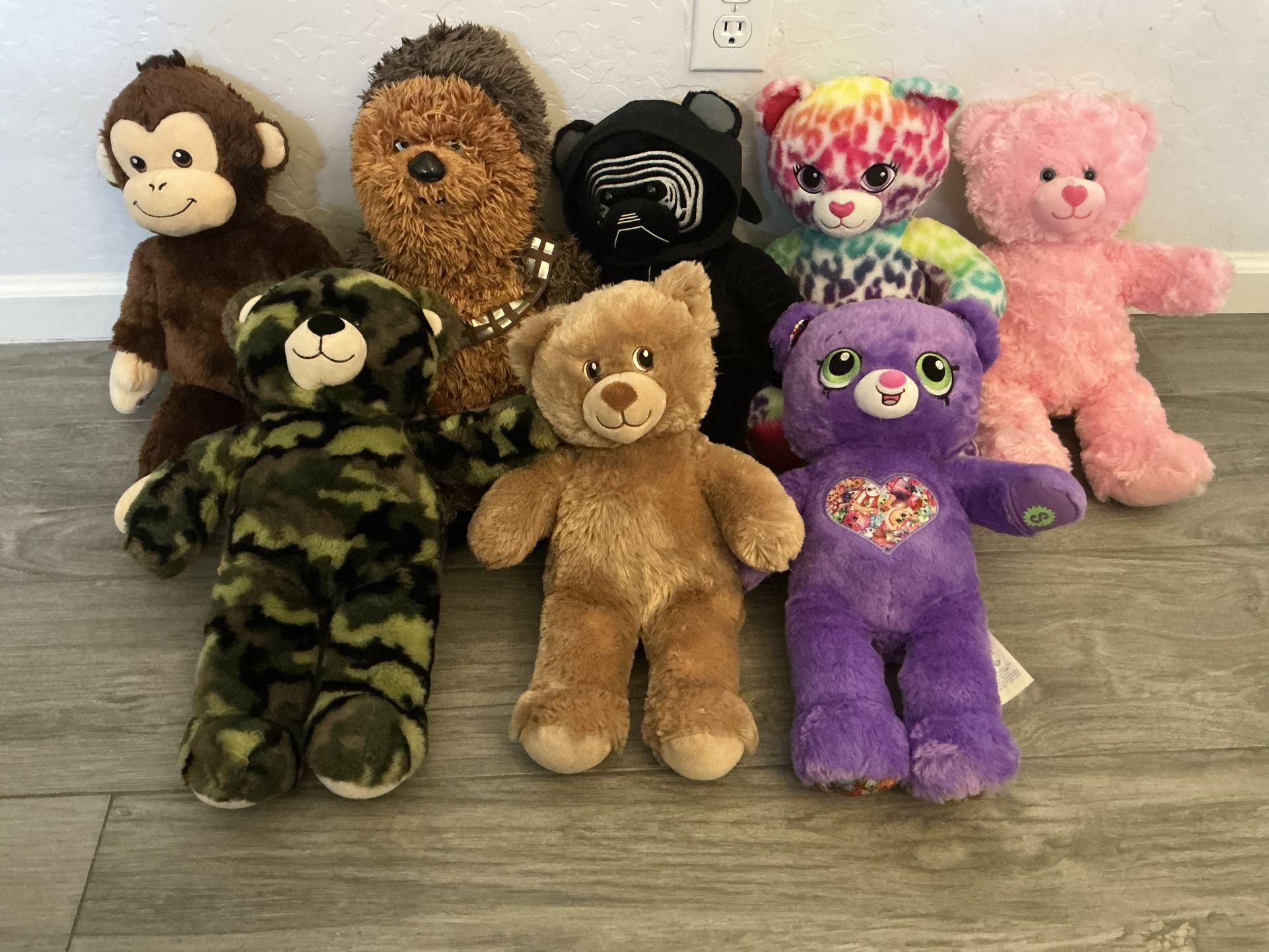 8 Build A Bear Stuffed Animals 