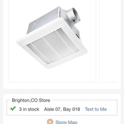 Hampton Bay ultra Quiet Ventilation fan Brand New