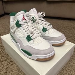 Used Jordan 4 Sb Pine Greens 8.5 M