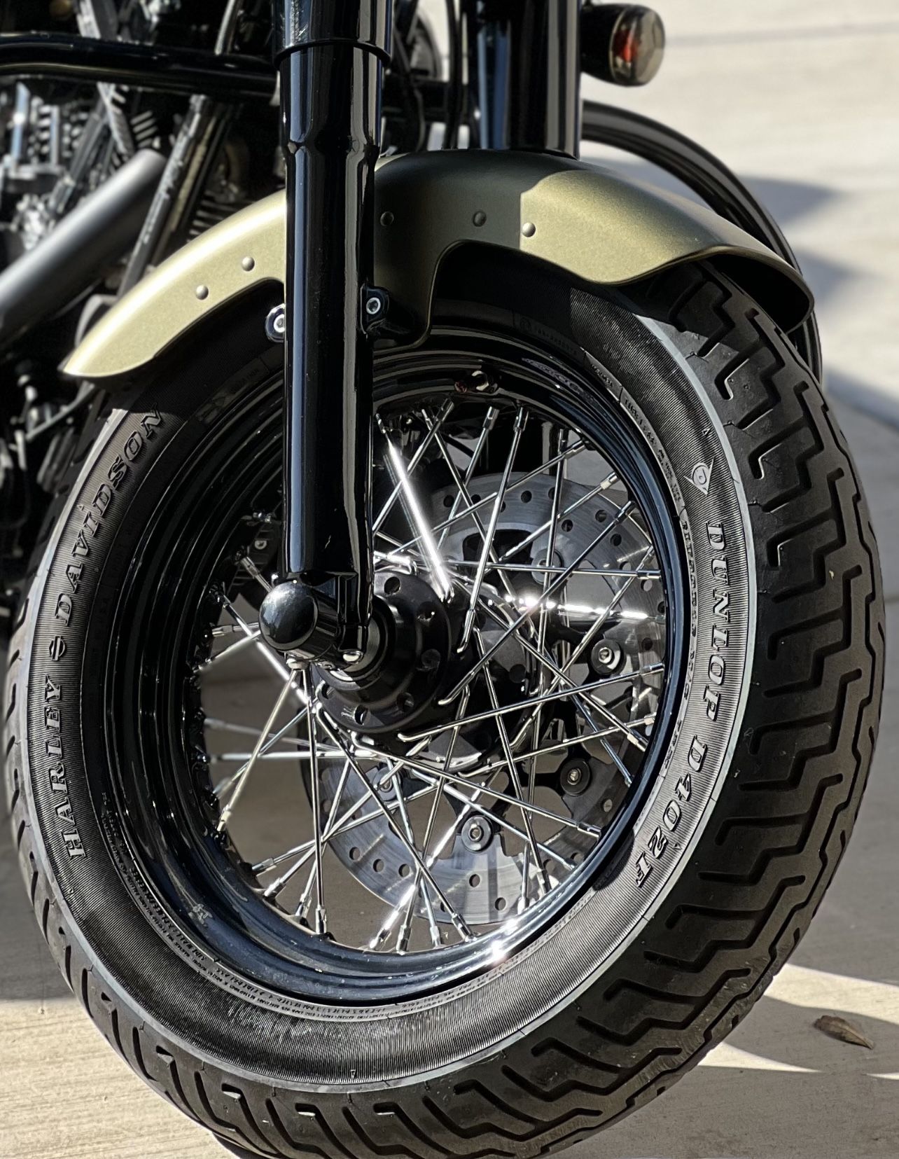 2016 Softail Slim S Stock Front Wheel With Abs
