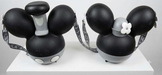 Disney Steamboat Willie Mickey and Minnie Mouse Popcorn Buckets Parks