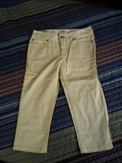 Girls yellow pants