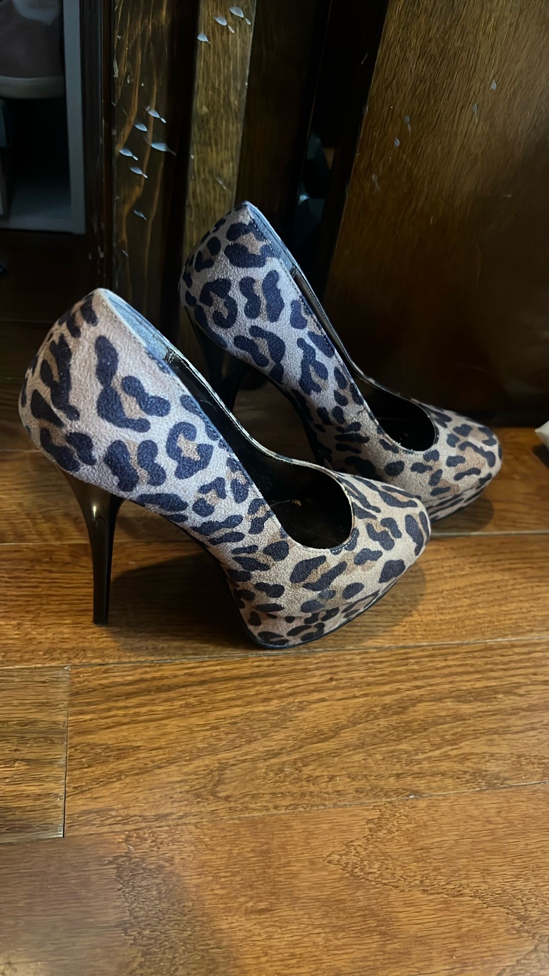 Charlotte Russe Leopard Stilettos 4”-5” Heels