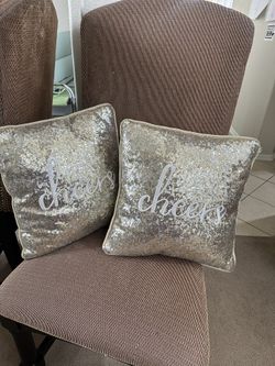 “Cheers” Decorative Pillows