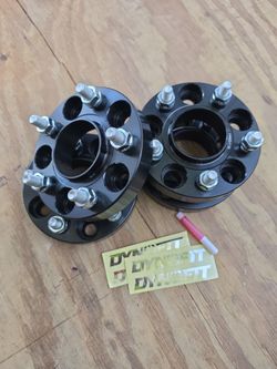 5x114.3 (5x4.5) Wheel Spacers 1" Thick 10-14 Genesis Coupe, 06-15 Civic Si, 03-07 Accord, 04-08 TSX, 06-15 Miata, 03-12 Lancer, 10-15 Tucson - rim and