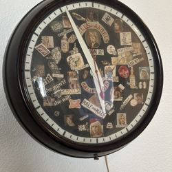 Vintage Clock Working Early Americana Decoration, Great Man Cave Item