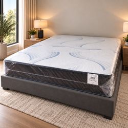 King Size Mattress 10” Inches Thick ✨New From Factory Excellent Comfort Also Available: Twin, Full And Queen Same Day Delivery 🚚