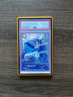 PSA 10 Dragon Ball Super SS4 Gogeta, Peerless Fusion BT10-154 SCR SECRET RARE