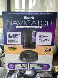 Shark Navigator Robot Vacuum with Self-Empty Base