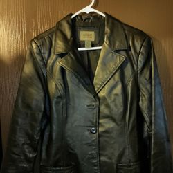 Woman's Leather Jacket, Size Large