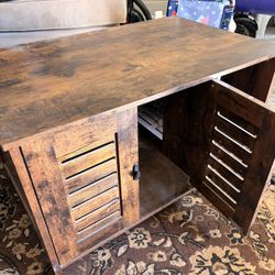 Rustic, Vintage Vibes - Litter box Enclosure 