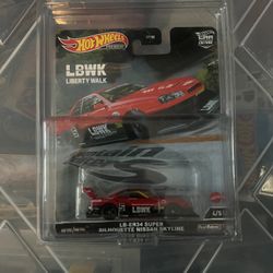 Hot Wheels Mountain Drifters Liberty Walk Nissan Skyline R34
