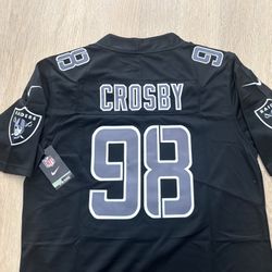 Raiders Maxx Crosby 98 Black Jersey 