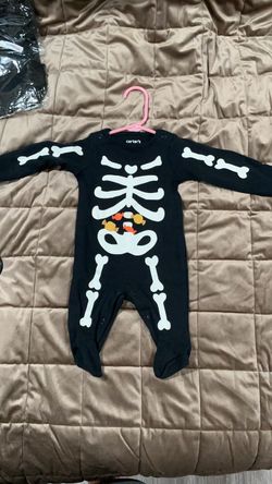 Newborn skeleton pajama