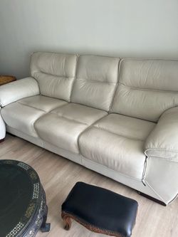 GENUINE LEATHER SOFA