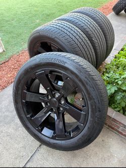 Chevy Silverado rims and tires 22