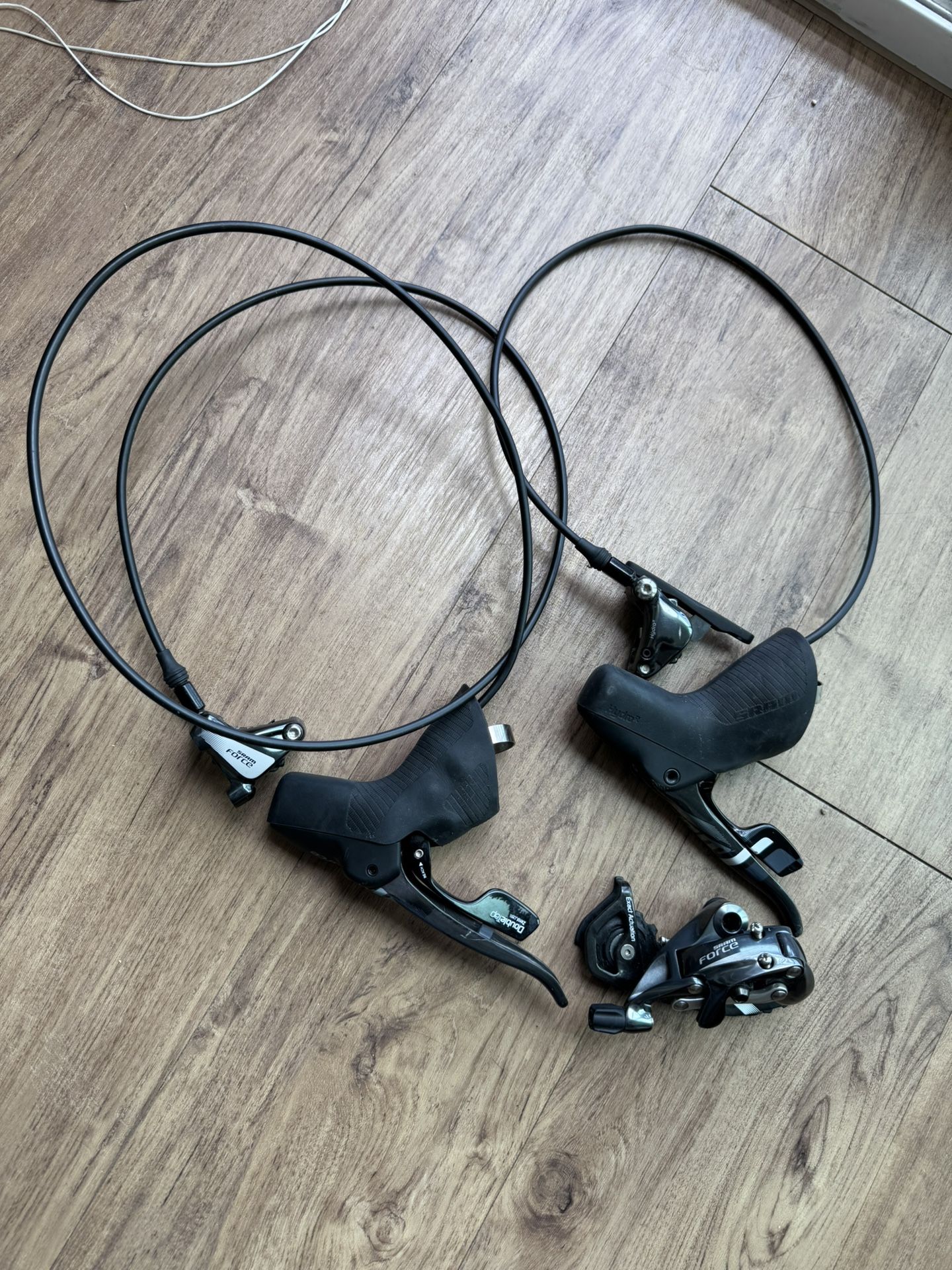 SRAM Forxe 2x shifter/hydro brake and rear mech