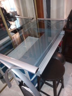 Glass Top Desk