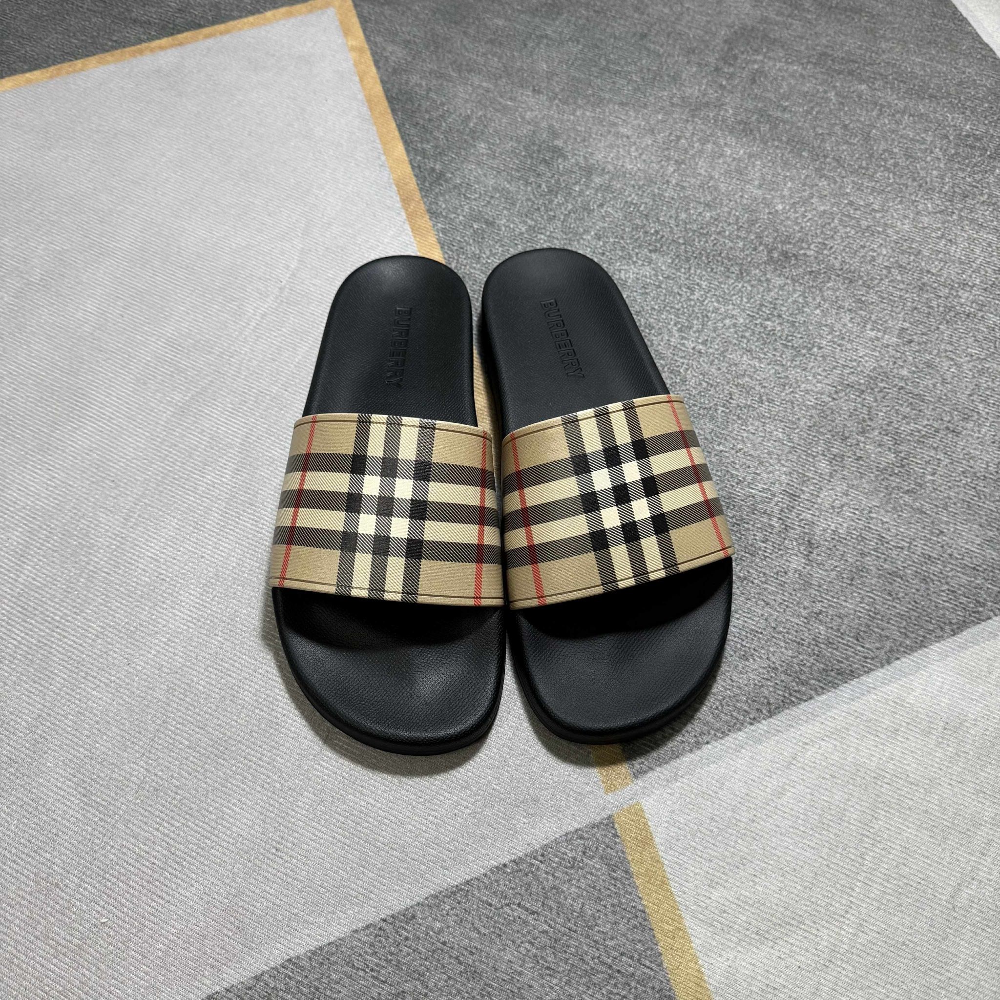 Burberry slides