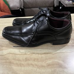 Dress Shoes-Black-Brand:Freeman-9.5 Mens