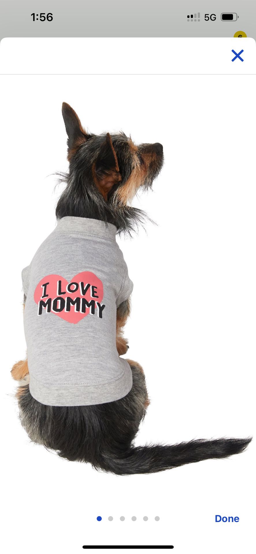 I Love Mommy Dog Tshirt
