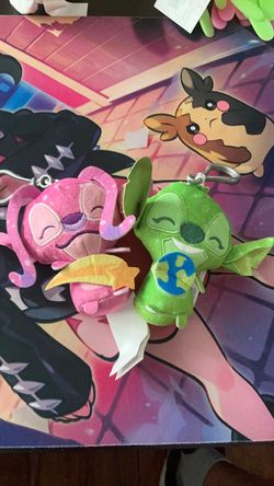 Lilo & Stitch Angel and Reuben Plush Keychains