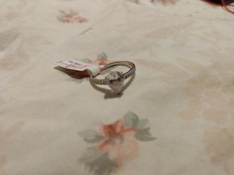 New 925 Real silver ring 💍 White Gold Plated 