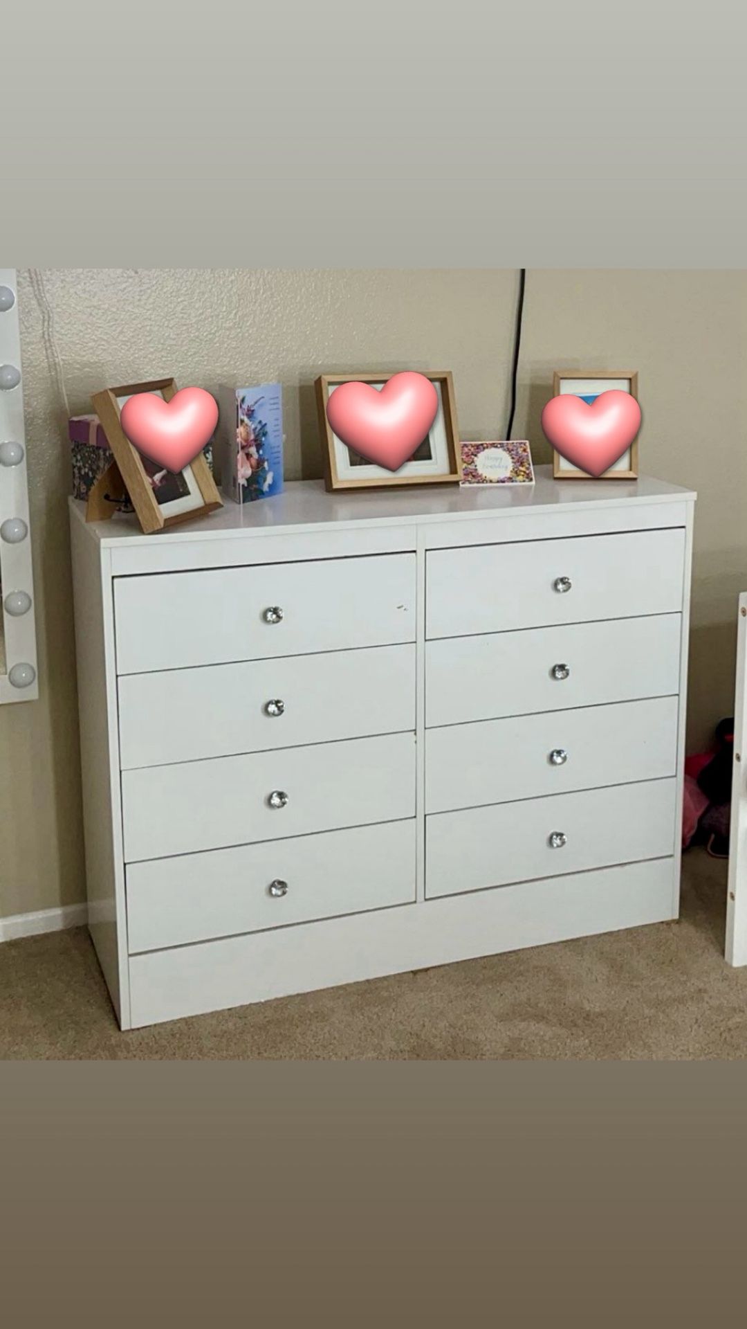 White Dresser