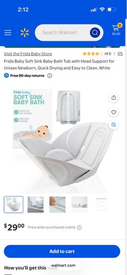 Frida soft sink baby bath