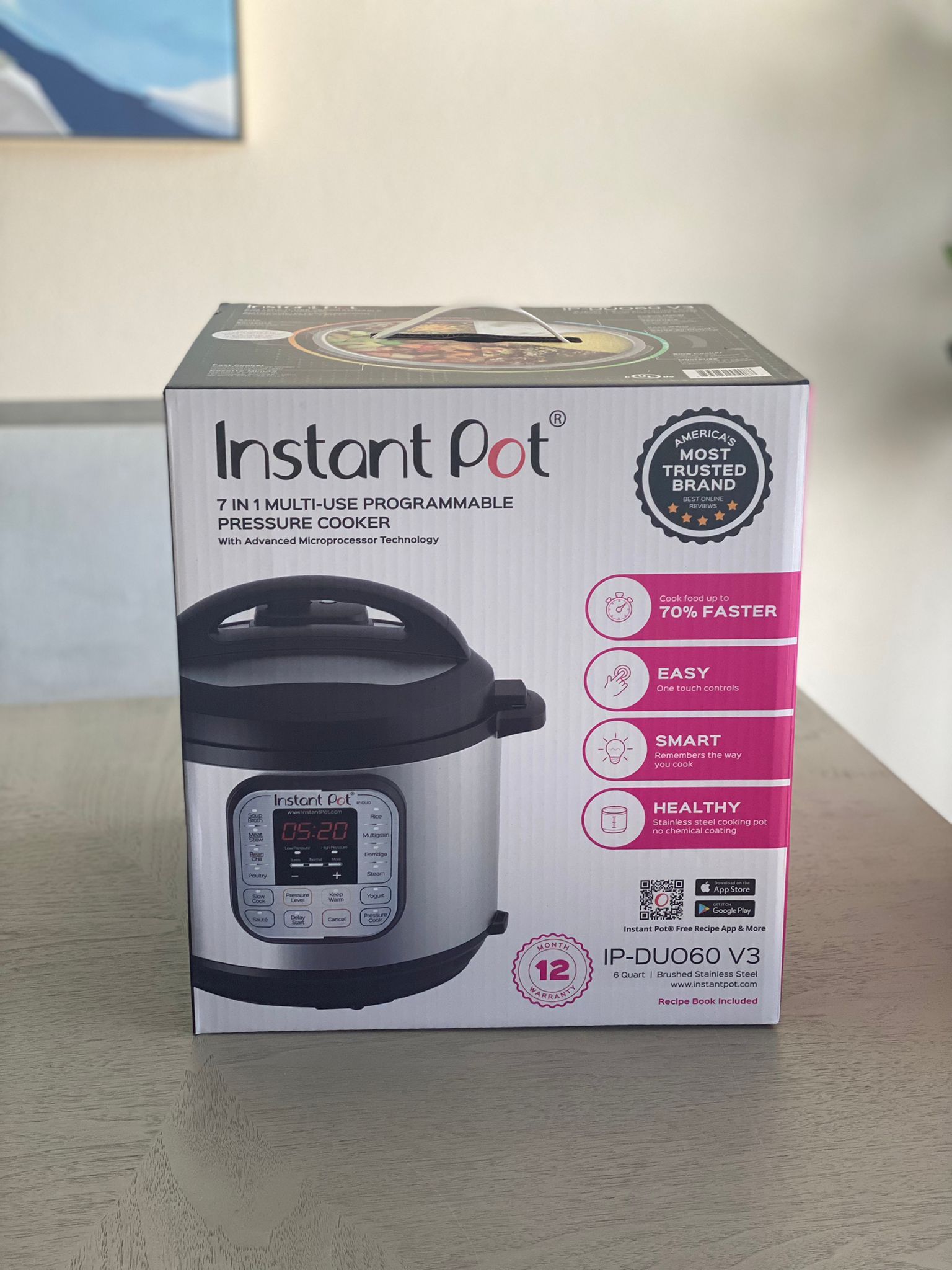 Instant Pot 7 In 1 Pressure Cooked