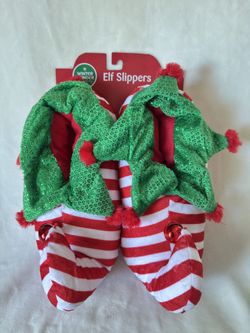 Elf Slippers NEW Adult Size L/XL 9-11 Unisex Great Christmas Gift. Only Asking $20.00
