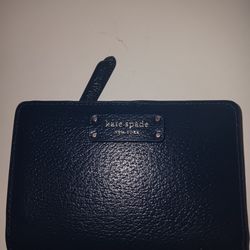Kate Spade Navy Blue Leather Wallet