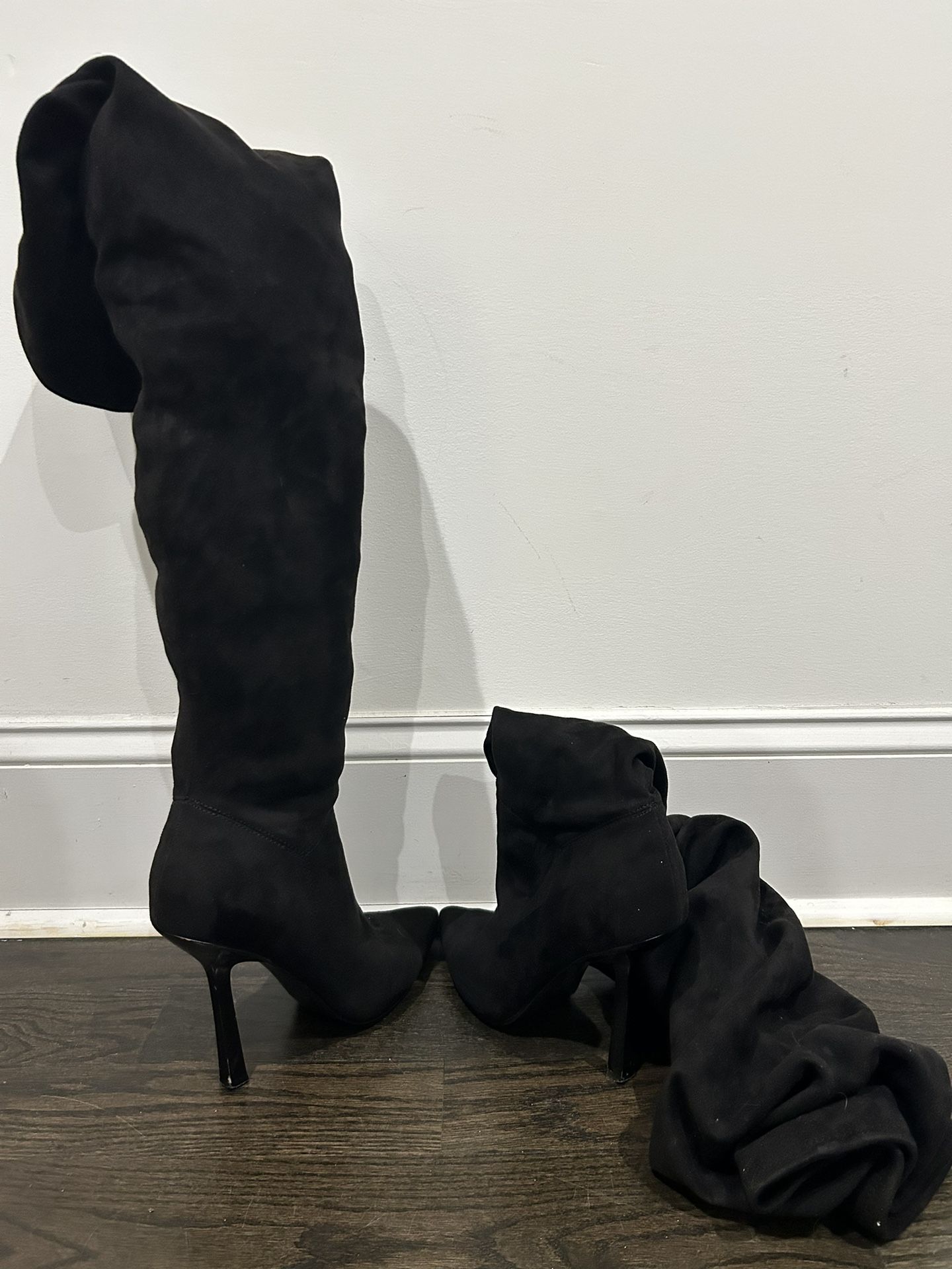 Steve Madden knee high boots Cynthia Black