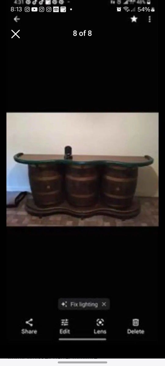 Whiskey Barrel Furniture