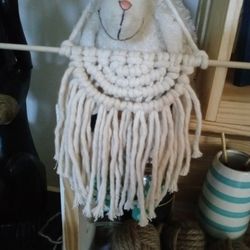 Macrame Half Moon Decor