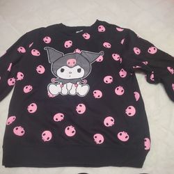 Nwt Sanrio KUROMI Sweater S-Lg
