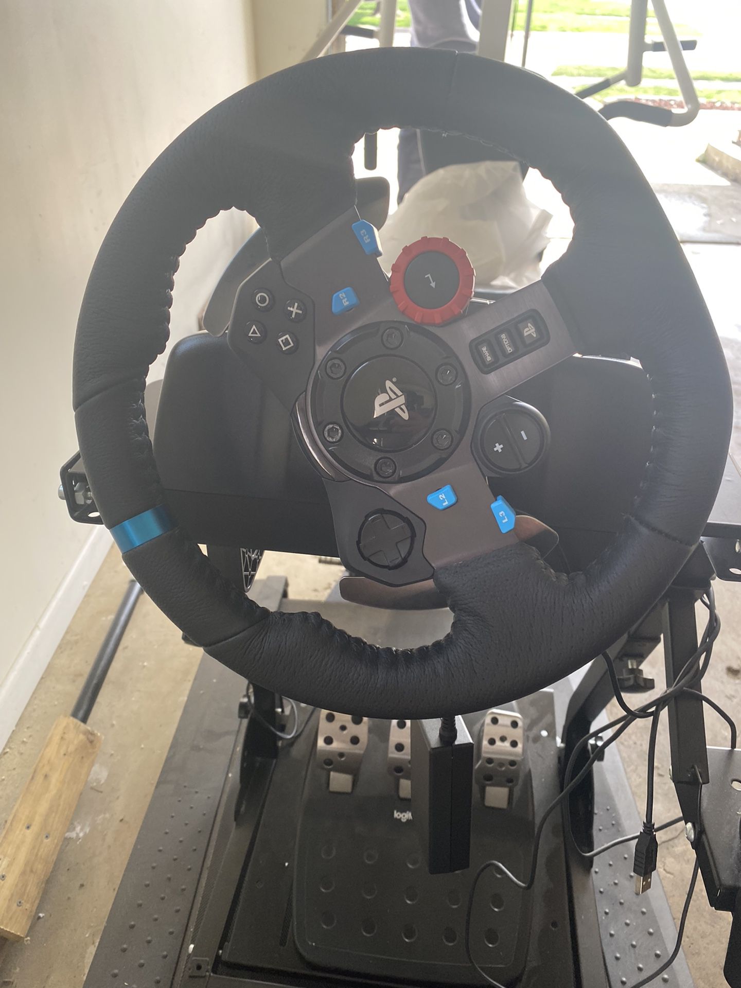 Game Race Wheel For Ps5, PS4, And PS3 With Stand 