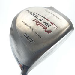 Adam's Golf Redline RPM 9.5 Degree Gold Club Driver 460cc Titanium Composite Top Dual Wood Aldila NV 65.R Regular Flex Shaft Right Hand 47" Approx