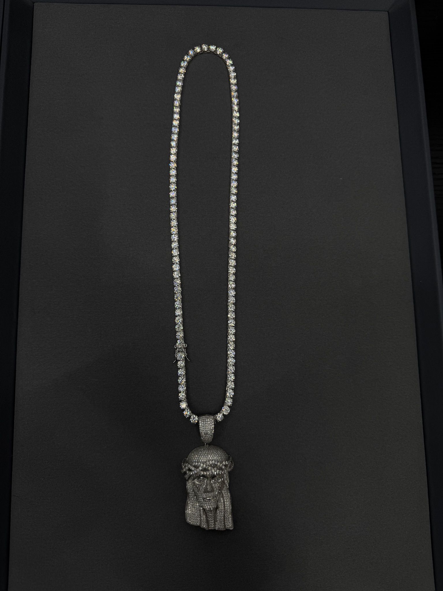VVS1 Tennis Chain + Pendant