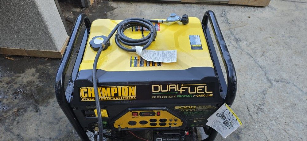 Champion Dual Fuel Generator